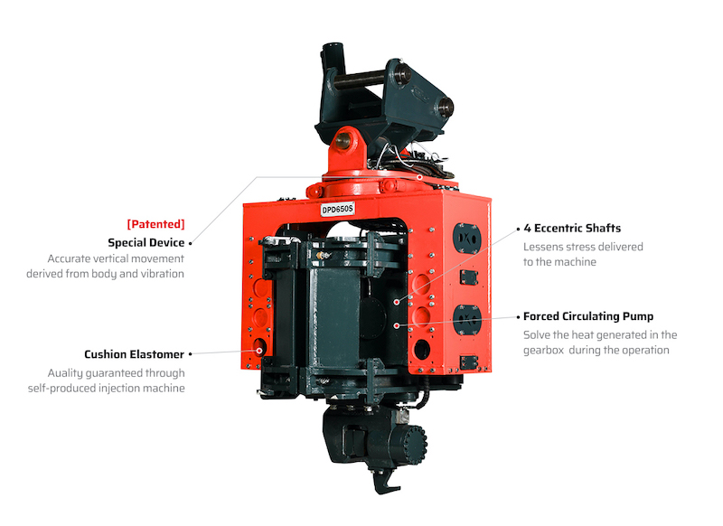Side Grip Vibratory Hammer DPD-S DETAILS