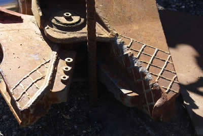 RMS200 Cutting 1 1/8th Inch Rebar