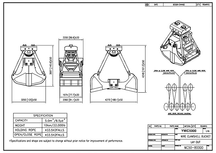 YWC5000 Drawing